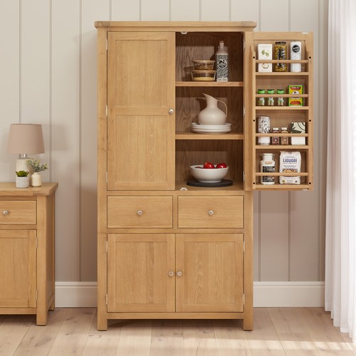 Pantry cupboard marbury - cupboard, oak