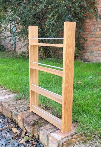 Oak spice rack shelves - rack, 4