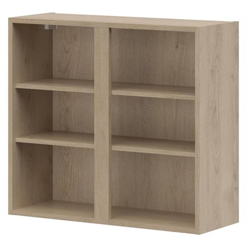 Oak kitchen wall cabinets - kitchen,