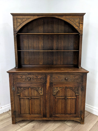 Dresser vintage repro oak - vintage,