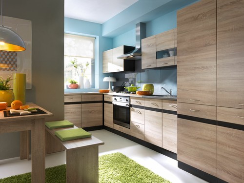 Complete kitchen units oak - 7, units,oak