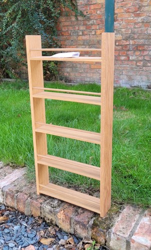 Oak spice rack shelves 34cm - spice,