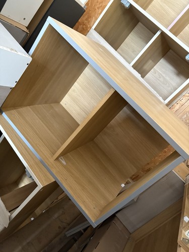 Blonde oak units and - 4,
