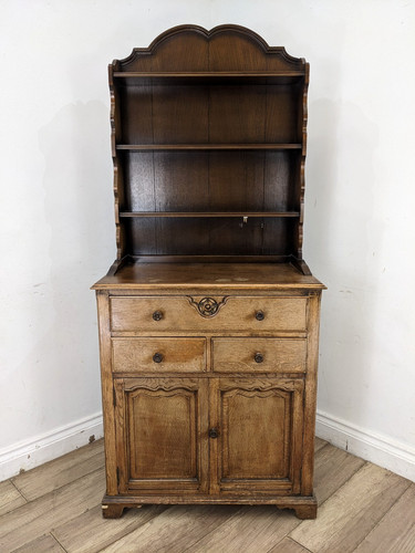 Dresser vintage oak plate - oak,
