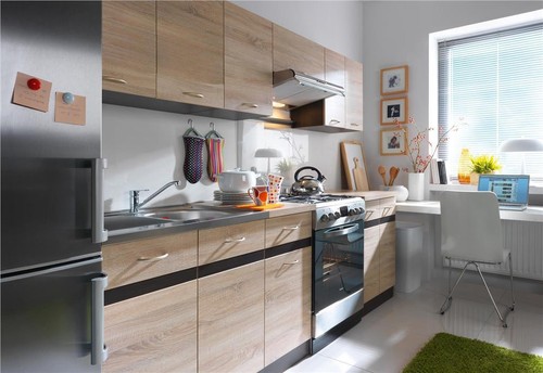 Kitchen cabinets fully fitted - kitchen,
